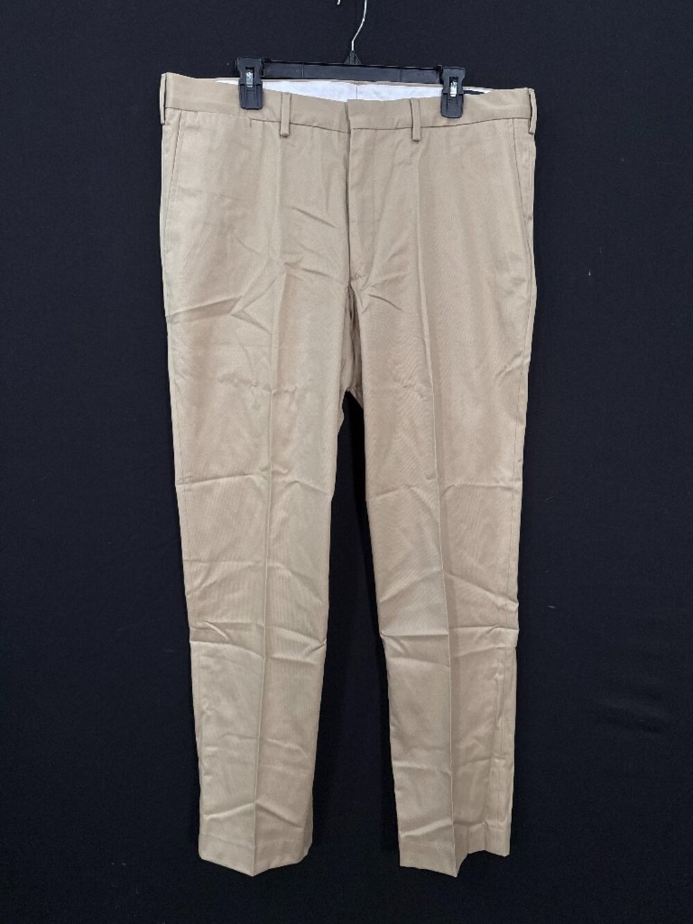 Lands' End Men's Tailored Fit Twill Pants Khaki 37x33 NWOT